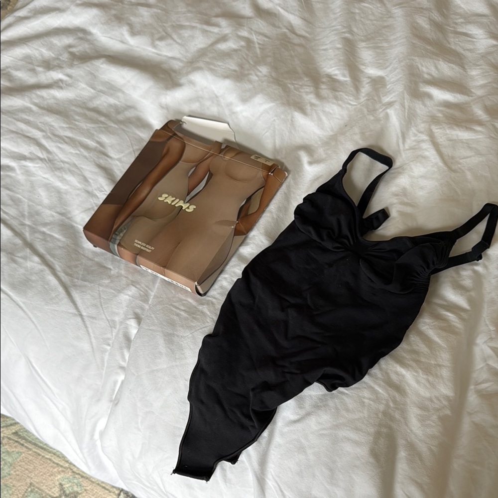 SKIMS Black Bodysuit